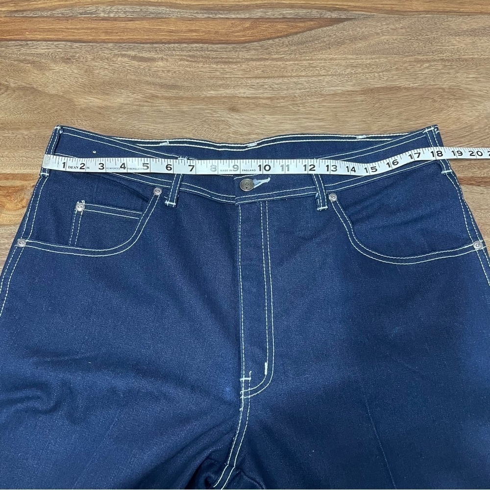 Sheplers Dark Blue Rodeo Jeans‎ sz 38 High Rise Mini Bootcut American Eagle - Picture 8 of 12